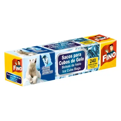 FINO Sáčky na led Auto Close 240 ks - box (10 sáčků) 25 μm