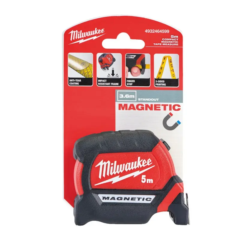 Milwaukee Svinovací magnetický metr (Gen 4) 5 m