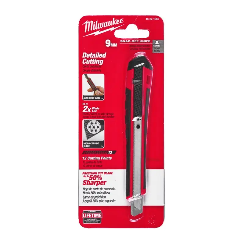Milwaukee Odlamovací nože 9 mm Milwaukee Odlamovací nože 9 mm