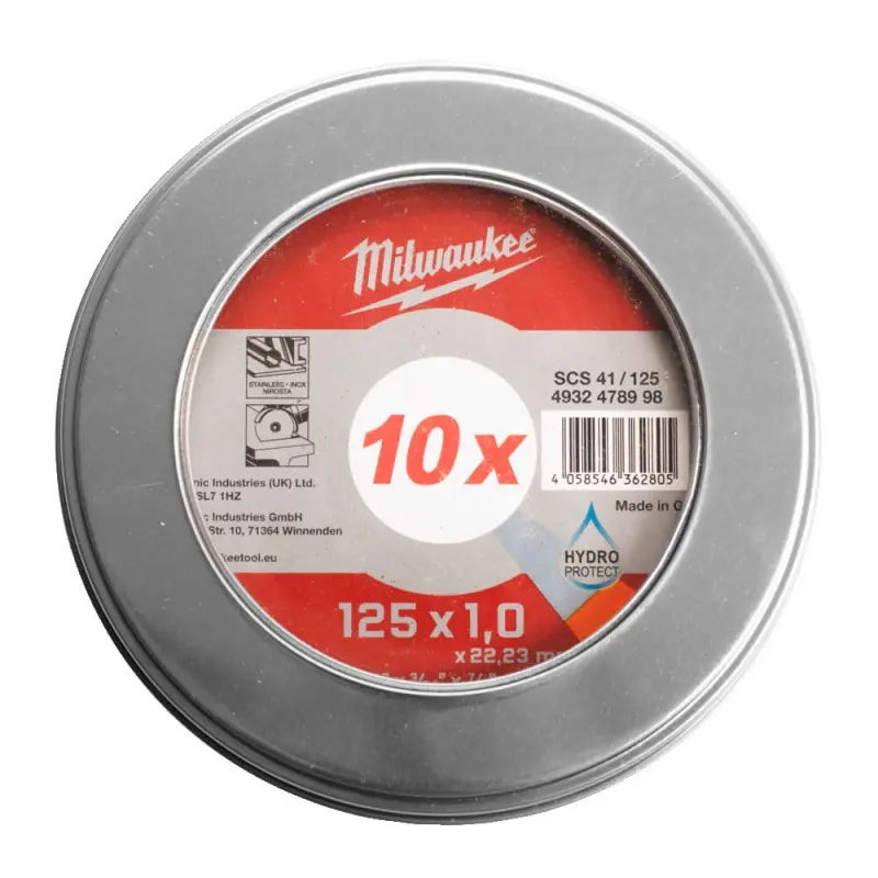 Milwaukee Řezný kotouč PRO+ 125X1 - 10ks kov. box
