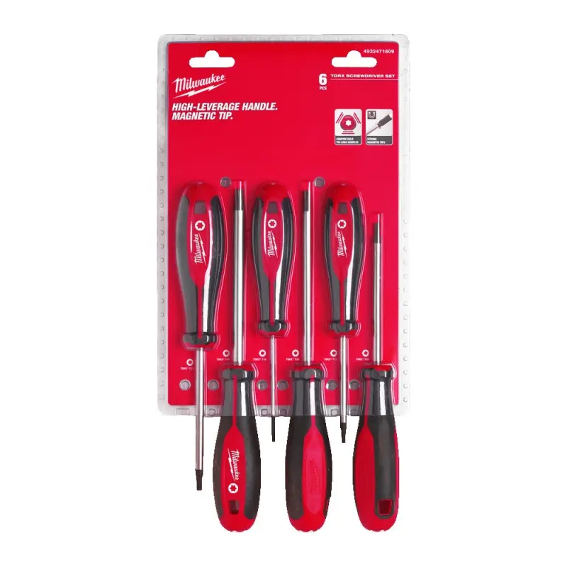 Milwaukee Sada Tri-lobe šroubováků Torx - 6ks Milwaukee Sada Tri-lobe šroubováků Torx - 6ks