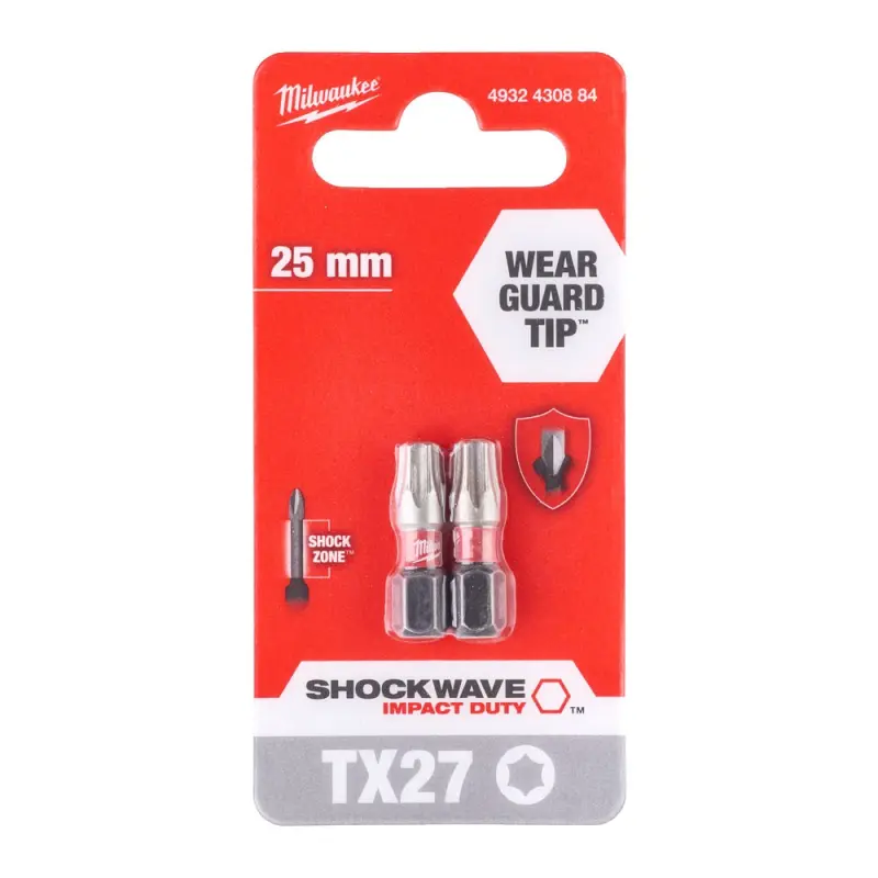 Milwaukee Šroubovací bity ShW TX27 25mm - 2ks