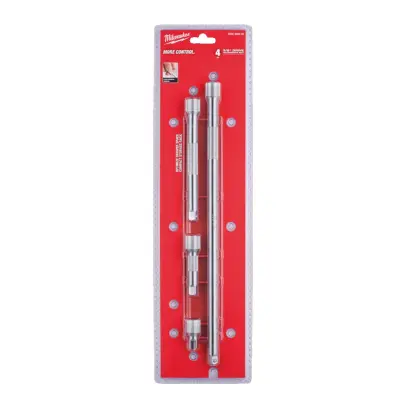 Milwaukee 3/8 prodloužení 4dílná sada(38,76,152,356mm)