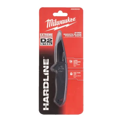 Milwaukee HARDLINE zavírací nůž 64mm - hladký