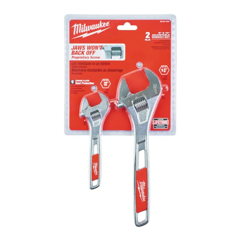 Milwaukee Nastavitelný klíč 150/250mm -2ks Milwaukee Nastavitelný klíč 150/250mm -2ks