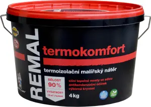 REMAL Termokomfort termoizolační barva na zeď, 4 kg