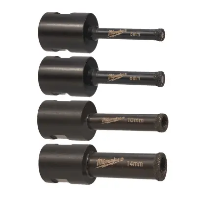 Milwaukee Sada diamantových vrtáku M14 4ks