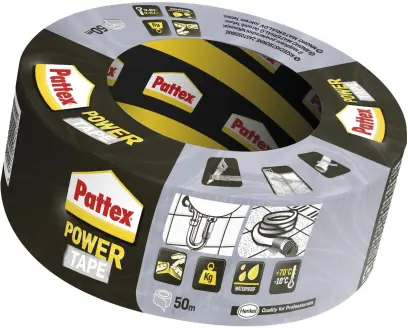 Pattex Power Tape stříbrná 50 mm/50 m