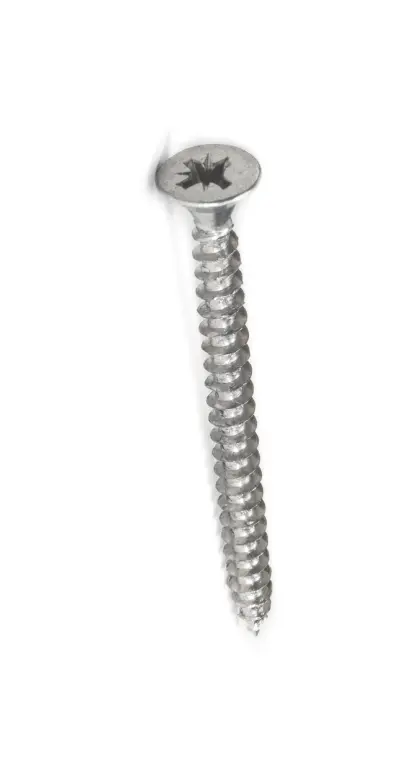 HPM TEC Vrut UNI-TEC PZ 3,5x16 mm PZ2, plný závit, zinek bílý, zápustná hlava