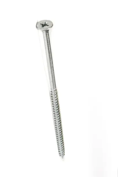 HPM TEC Vrut UNI-TEC PZ 6x80 mm PZ3, částečný závit, zinek bílý, zápustná hlava