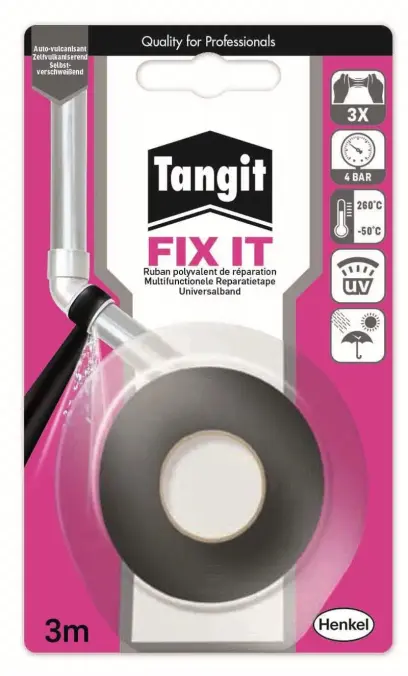 Tangit Fix It - vulkanizační těsnicí páska, 3 m