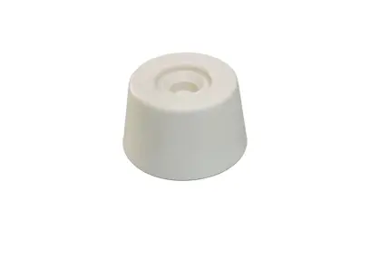 K2/1858 Zarážka dveří velká bílá pryž 38x26 mm