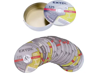 kotouč řezný na kov 20ks, O 125x1,0x22,2mm