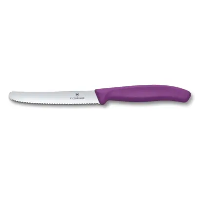 Nůž na rajčata Swiss Classic 11 cm fialový