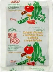 Benkor Deko přírodní nálev na okurky a zeleninu, 100 g