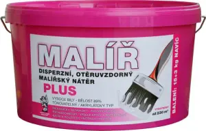 Malíř Plus disperzní malířská barva, 15 + 3 kg