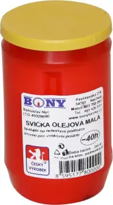 Bony svíčka pietní olejová malá 120 g
