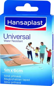 Hansaplast Universal voděodolná náplast, 6 cm × 1 m