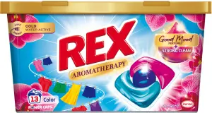 REX prací kapsle Aromatherapy Orchid Color 13 praní, 156g