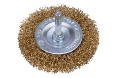 Kartáč rotační radiální vlnitý. WESTBERG 75mm stopka