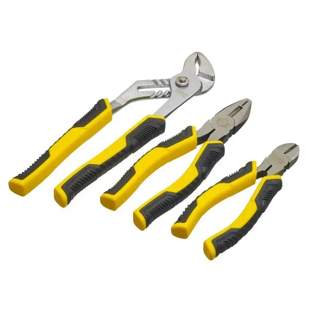 3dílná sada kleští ControlGrip (kombinační, boční, siko) 3dílná sada kleští ControlGrip (kombinační, boční, siko)