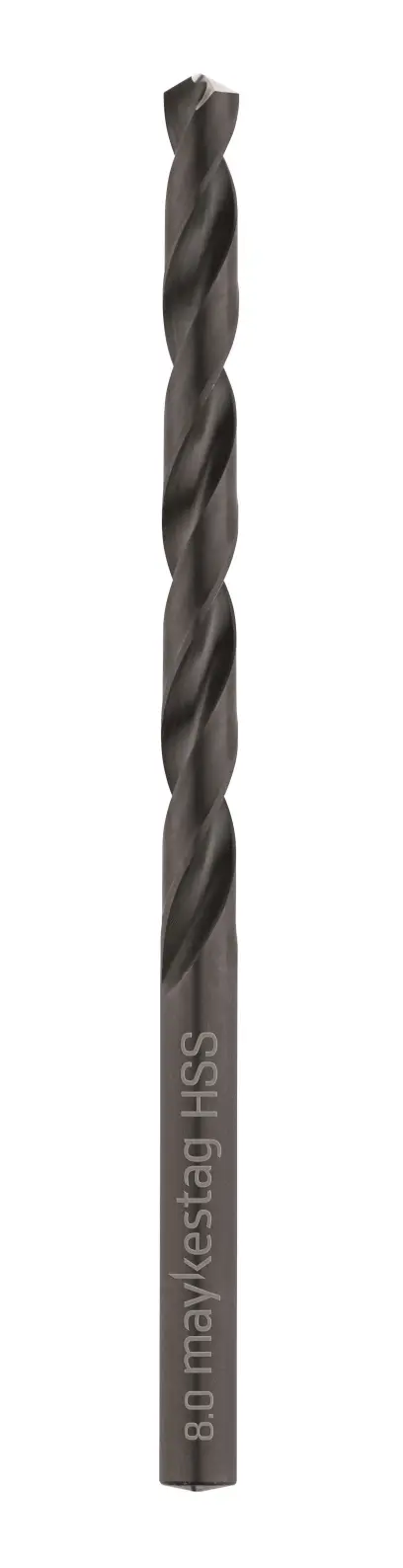O 3 mm, L: 100/66 mm, Vrták spirálový HSS, křížový podbrus AC, DIN 340 R, dlouhý HSS MAYKESTAG