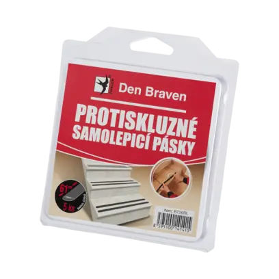 Protiskluzná samolepicí páska 19 mm, délka 61 cm 61 cm blistr černá
