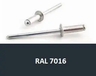 Trhací nýt AL/ST 4,0x12 RAL 7016 Antracitová šedá - Bralo