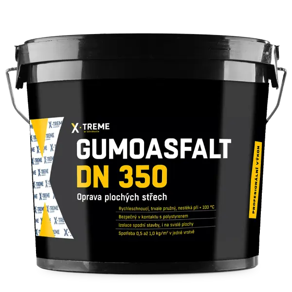 Gumoasfalt DN 350 10 kg kbelík černá Gumoasfalt DN 350 10 kg kbelík černá