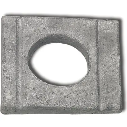 Podl. pro U tyče DIN 434 ocel 13,5x2x30x4,9 (M12) TZN