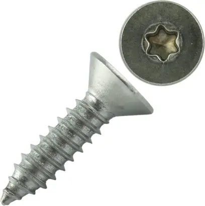 Šroub DIN 7982C nerez A2 6,3x38 Torx