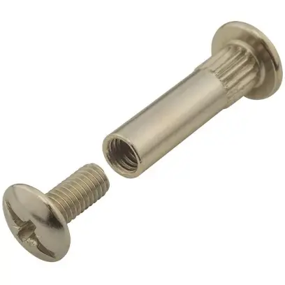 Spojovací článek M6x30 Nikl komplet 2 díly