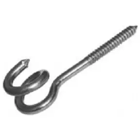Hák houpačkový dvojitý s vrutem 7,8x120mm Zn