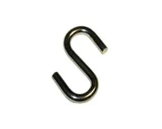 S - hák 4mm Zn