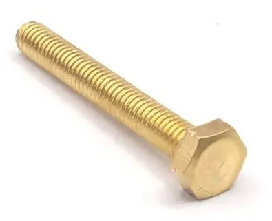 Šroub DIN 933 mosaz M8x25