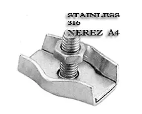 Svorka lanová simplex 2mm nerez A4
