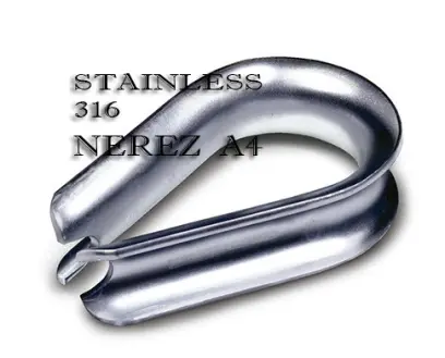 Očnice srdcovka DIN 6899B 3mm nerez A4