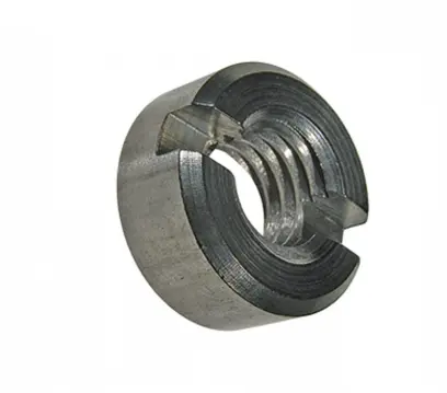 Matice kruhová s drážkou DIN 546 5 M4 BP