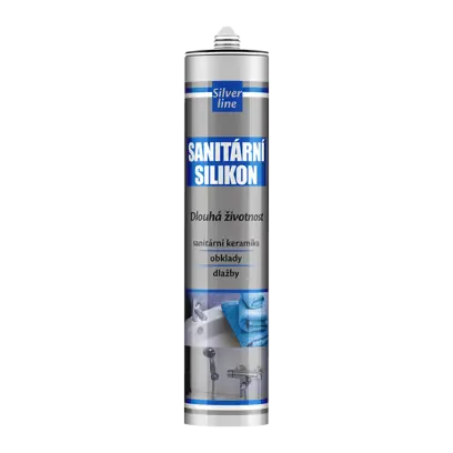 Sanitární silikon Silver Line 280 ml kartuše bílá