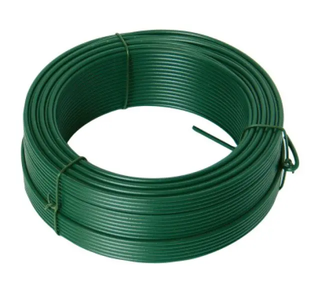 Napínací drát 2,6 mm x 52 m zelený PVC Napínací drát 2,6 mm x 52 m zelený PVC