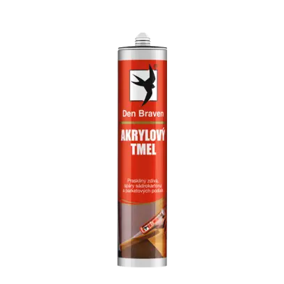 Akrylový tmel 280 ml kartuše černá