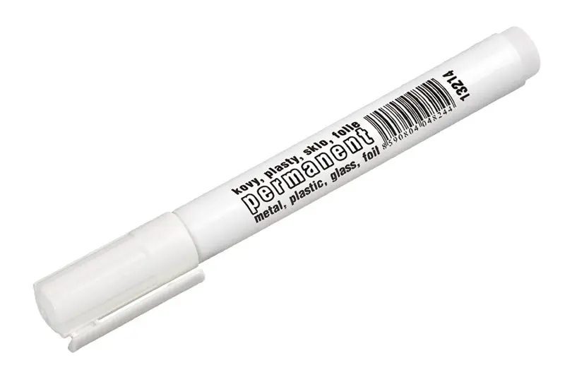 Značkovač permanentní (fix) bílý 143mm