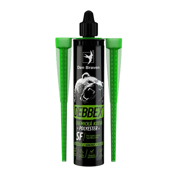 Chemická kotva bez styrenu POLYESTER SF 300 ml kartuše šedá