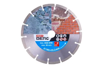 Kotouč diamantový WESTBERG 180x2.3x22.2mm segment