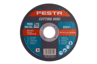 Kotouč řezný FESTA na kov 115x1x22.2mm