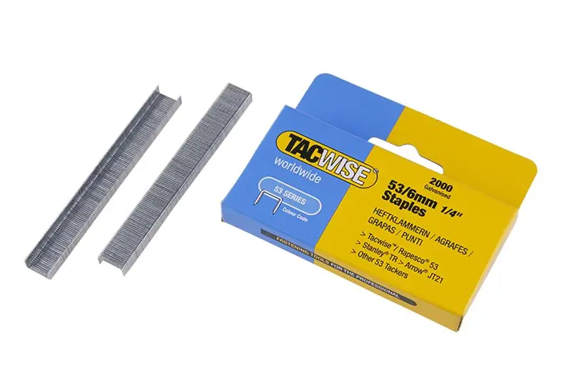 Spony TACWISE typ 53 6mm 2000ks Spony TACWISE typ 53 6mm 2000ks