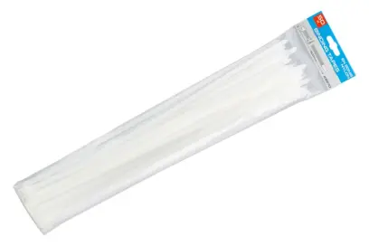 Pásky vázací 500x7.6mm 50ks bílá