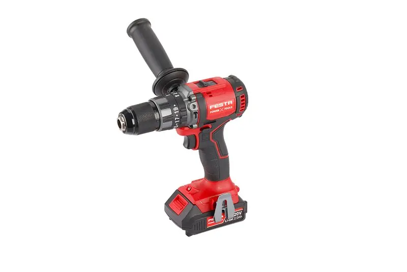 Vrtačka AKU s příklepem FESTA "BRUSHLESS" SHARE20V baterie 2 a 4Ah,nabíječka,kufr Vrtačka AKU s příklepem FESTA "BRUSHLESS" SHARE20V baterie 2 a 4Ah,nabíječka,kufr