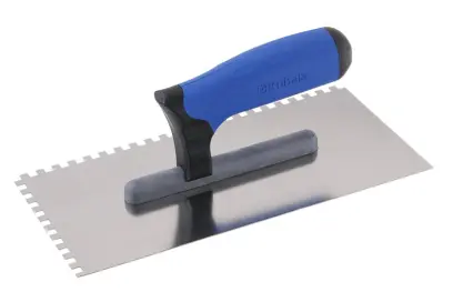 Hladítko nerezové 130x270mm zub 6x6, dvousl. rukojeť G-11 0242