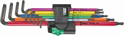 967/9 TX XL Multicolour 1 Sada dlouhých zástrčných klíčů TORX® Multicolour, 9 dílný
